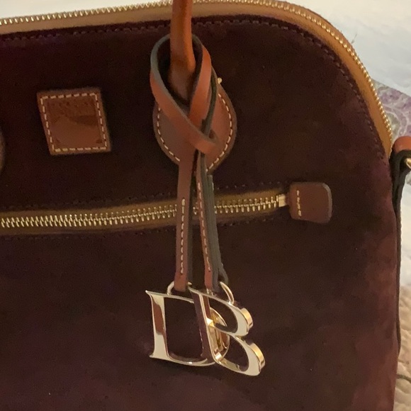 Dooney and Bourke suede satchel - Picture 4 of 12